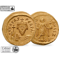 Bild: Monnaie byzantine en or « Solidus Phocas »