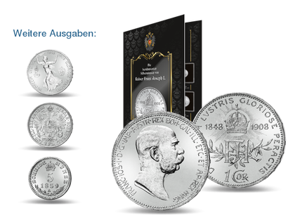 Die berühmtesten Silbermünzen von Kaiser Franz Joseph