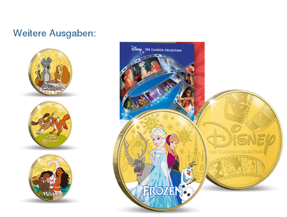 Disney-Ausgabe ''Die Eiskönigin'' veredelt mit Gold und brillanten Farben