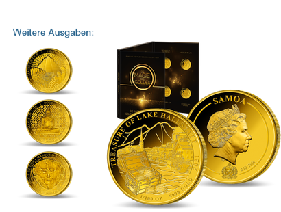 Goldmünze "Goldschatz vom Hallstätter See" im einzigartigen Kleingold-Format