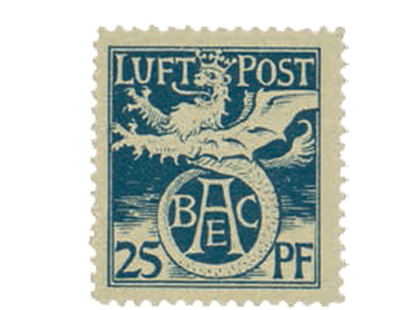 Bayerns einzige Flugpostmarke