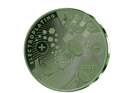 Monnaie officielle en titane massif « Galvanoplastie » 2020 