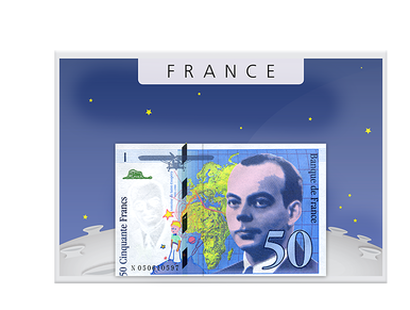 Billet de banque 50 Francs Saint-Exupéry