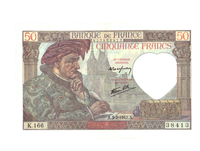 Le billet 50 Francs « Jacques Coeur »