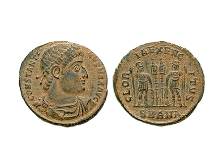 Monnaie romaine "Follis Constantin le Grand"