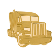 Bild: Shape-Münze "Truck" aus reinstem Gold
