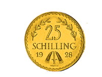 Österreichs erste 25 Schilling in Gold