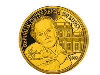 100-Euro-Goldmünze 2002 ''Bildhauerei'', (PP)