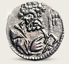 Silbermünze aus dem Mittelalter