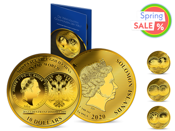 Kollektion ''Die wertvollsten 1/100-Unzen-Goldmünzen der Welt'' mit Rabatt