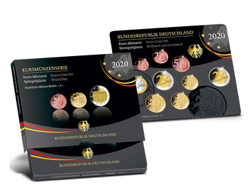 Die offiziellen deutschen Kursmünzensätze 2020