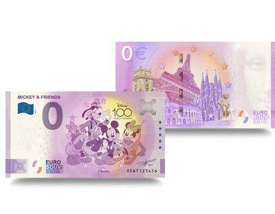 Billet Souvenir de 0 Euros 