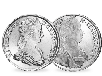 2er-Set Römisch-Deutsches Reich/Ungarn Taler 1741-1779 Maria Theresia