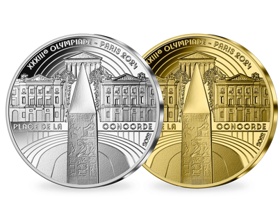 Monnaies or & argent purs «PARIS 2024 - Série Héritage: Place de la Concorde» 2022