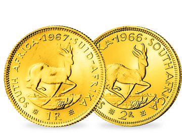 Südafrika 1 und 2 Rand 1961-1983 vz-st