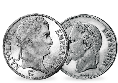 Die einzigen Kaiser Frankreichs − Napoleon I. und III., 5 Francs