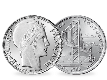 Frankreich 10 Francs Marianne + Portugal 20 Escudos 
