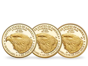 freie Münze Gedenkmü sp American Eagle vergoldete Münze 