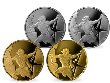Israel 2016 Gold- und Silber-Gedenkmünzen 'Samson'