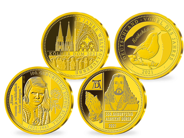 Die wichtigsten Goldausgaben aus der Münze Berlin