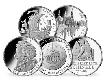 Die offiziellen 10 Euro Münzen im Jahressatz 2006!