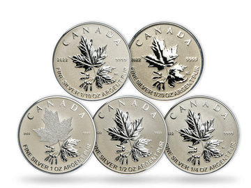 Kanada: Silber Maple Leaf Komplett-Set 