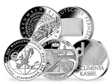 Die offiziellen 10 Euro Münzen im Jahressatz 2002!