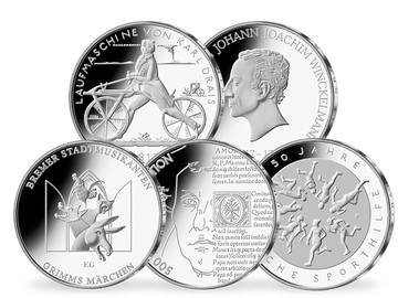 Die deutschen 20-Euro-Silber-Gedenkmünzen 2017
