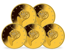 Die dritte 50-Euro-Goldmünze der belieten Serie Musikinstrumente: 