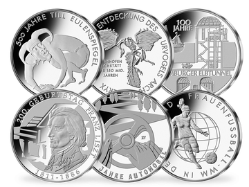Die offiziellen 10 Euro Münzen im Jahressatz 2011!