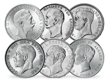 Original-Silbermünzen-Set 
