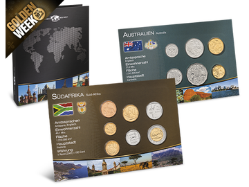 2 für 1 Australien und Südafrika - Ihre Münzweltreise mit 25 Zielen!
