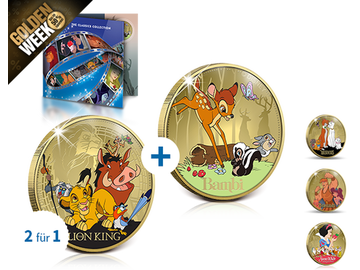 „Disney Classics“ – Ihr Start-Doppelpack: „König der Löwen“ + „Bambi“!