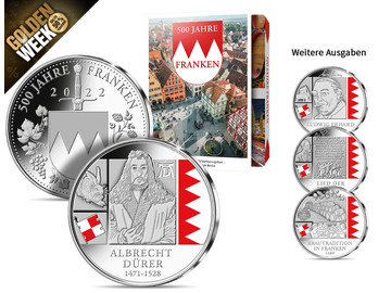 Silber-Kollektion „500 Jahre Franken“ – Ihr Start: „Albrecht Dürer“