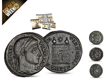 Kollektion der Original-Münzen der Römischen Kaiser - Ihr Start: Konstantin der Große!
