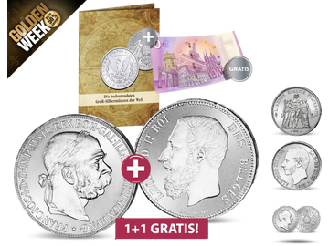 Die bedeutendsten Groß-Silbermünzen der Welt - Ihre Startlieferung: 