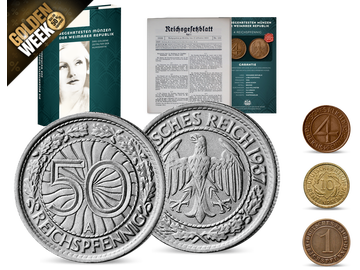 Die begehrtesten Münzen der Weimarer Republik – Start: 50 Reichspfennig