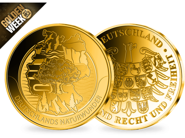 Die deutsche Goldprägung „Deutschlands Naturwunder“
