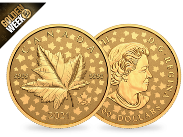 Kanada 2021: Jubiläums-Goldmünze 