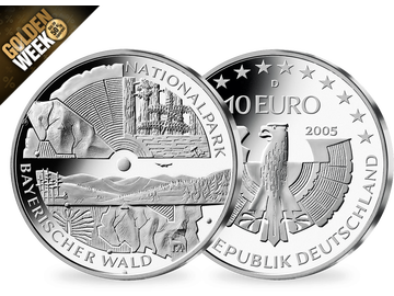 Bund 10 Euro Bayerischer Wald 2005 st