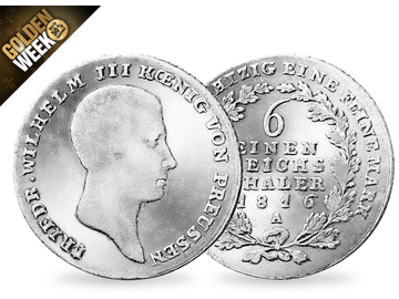 Preußen 1/6 Taler 1809-1818 Friedrich Wilhelm III.
