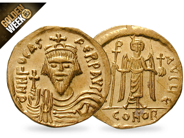 Byzanz Solidus 602 – 610 n. Chr. Kaiser Phocas