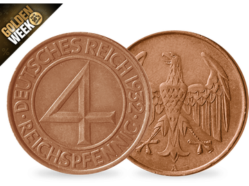 Deutsches Reich/Weimarer Republik - 4 Pfennig 1932 