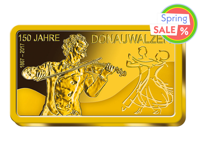 Der Gold-Barren zum großen Jubiläum ''150 Jahre Donauwalzer''!