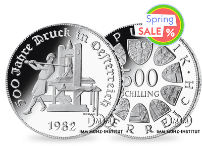 500-Schilling-Gedenkmünze 1982