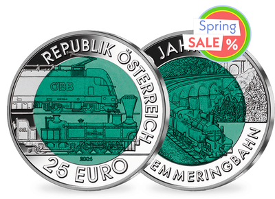 25 Euro Silber-Niob-Münze 2004 