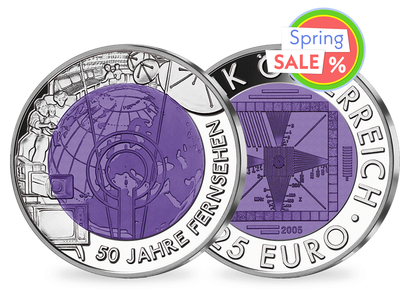 25 Euro Silber-Niob-Münze 2005 