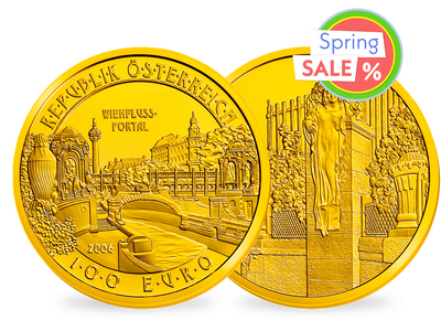 100-Euro-Goldmünze 2006, ''Wienflussportal''