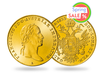 Gold-Dukat des einzigen Doppelkaisers Kaiser Franz II./I.