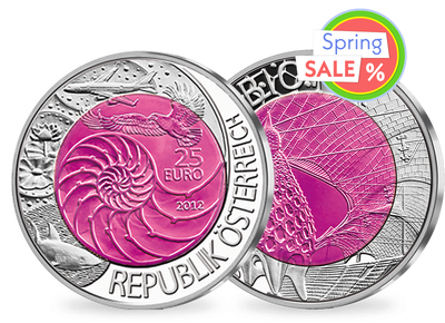 25 Euro Silber-Niob-Münze 2012 